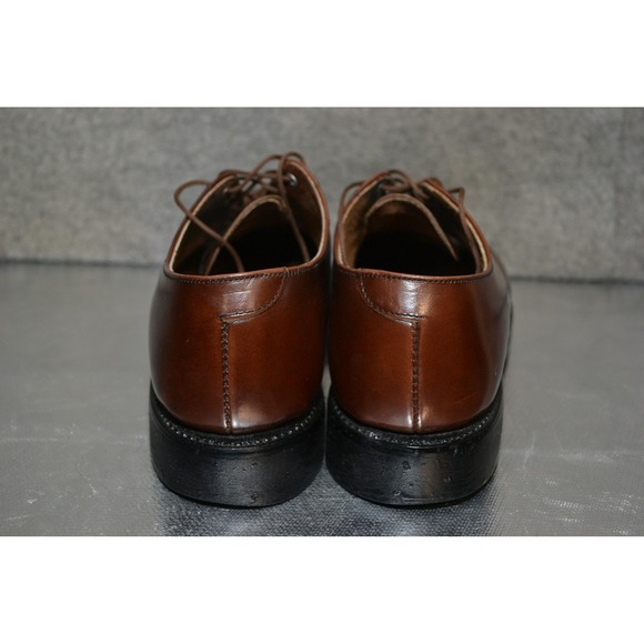 Hanover Shoes Mens 9 AA Brown‎ Leather Derby Oxford Dress Cush-N-Crepe USA main image 16